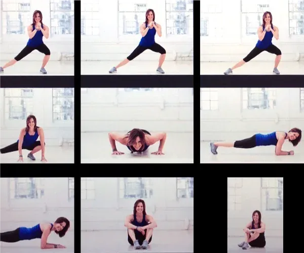 Jenna Wolfe various exercises